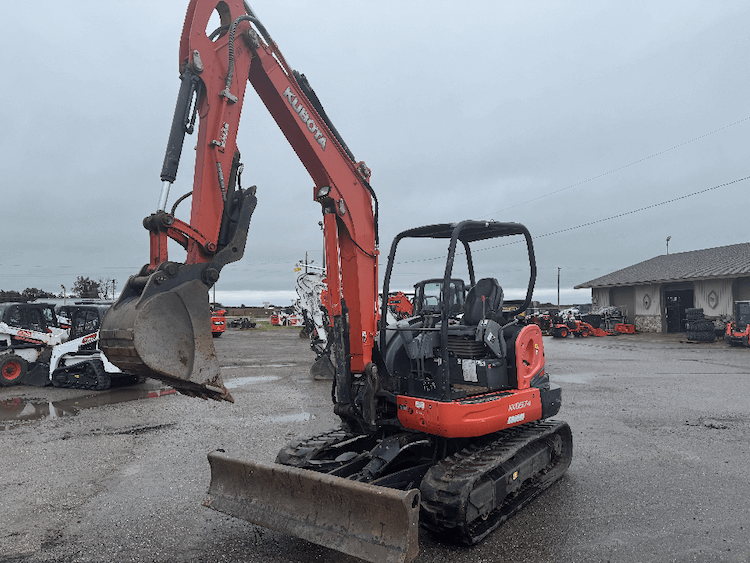 NEW Kubota KX080-5R3 Excavator-Rubber Tracks-A/C Cab-Blade