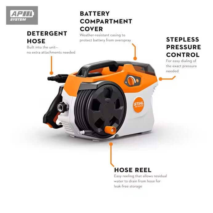 Stihl Rea 60 Plus Cordless Pressure Washer 1 800 Psi 1 2 Gpm