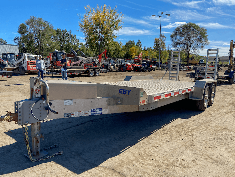 2019 EBY LP14K18 Aluminum Drop Deck Trailer 186858