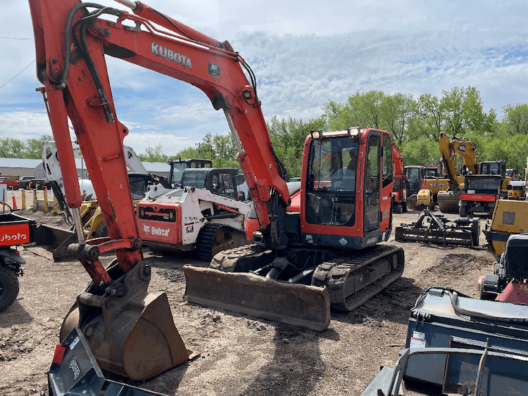 KUBOTA KX080 Mini excavator 48480